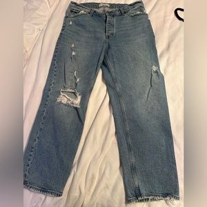 Abercrombie and fitch "the dad" high rise jeans